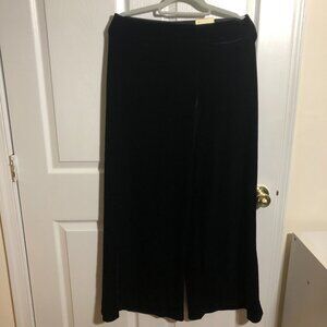 Max Studio London black lounge pants wide leg pants, L NWT